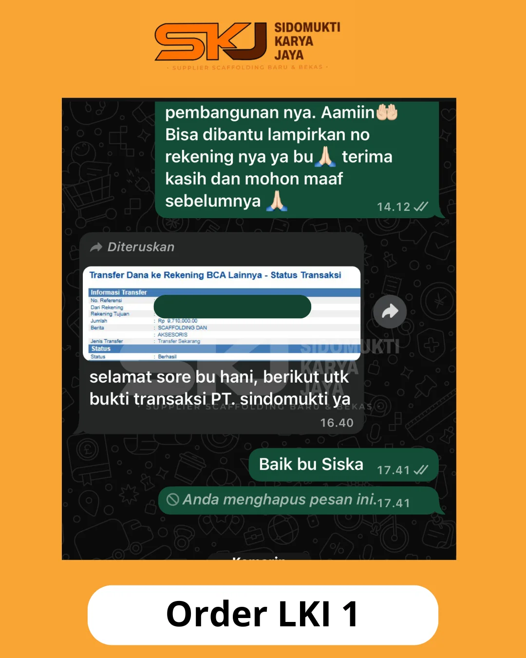 Surat Kepuasan Pengadaan PT LKI 2
