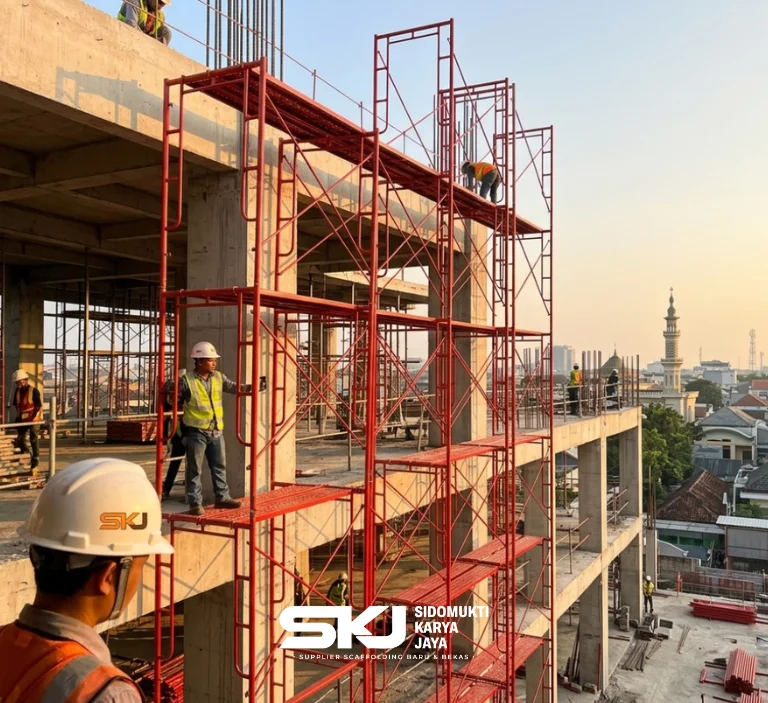 Vendor scaffolding terpercaya untuk proyek Jawa Timur