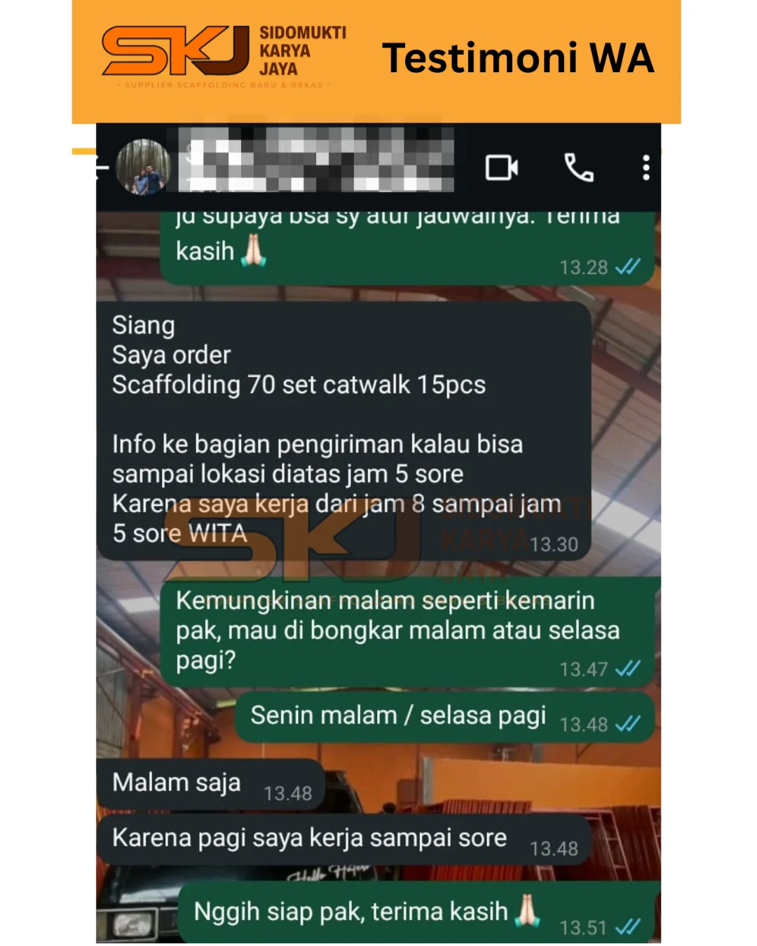 Testimoni SKJ Scaffolding