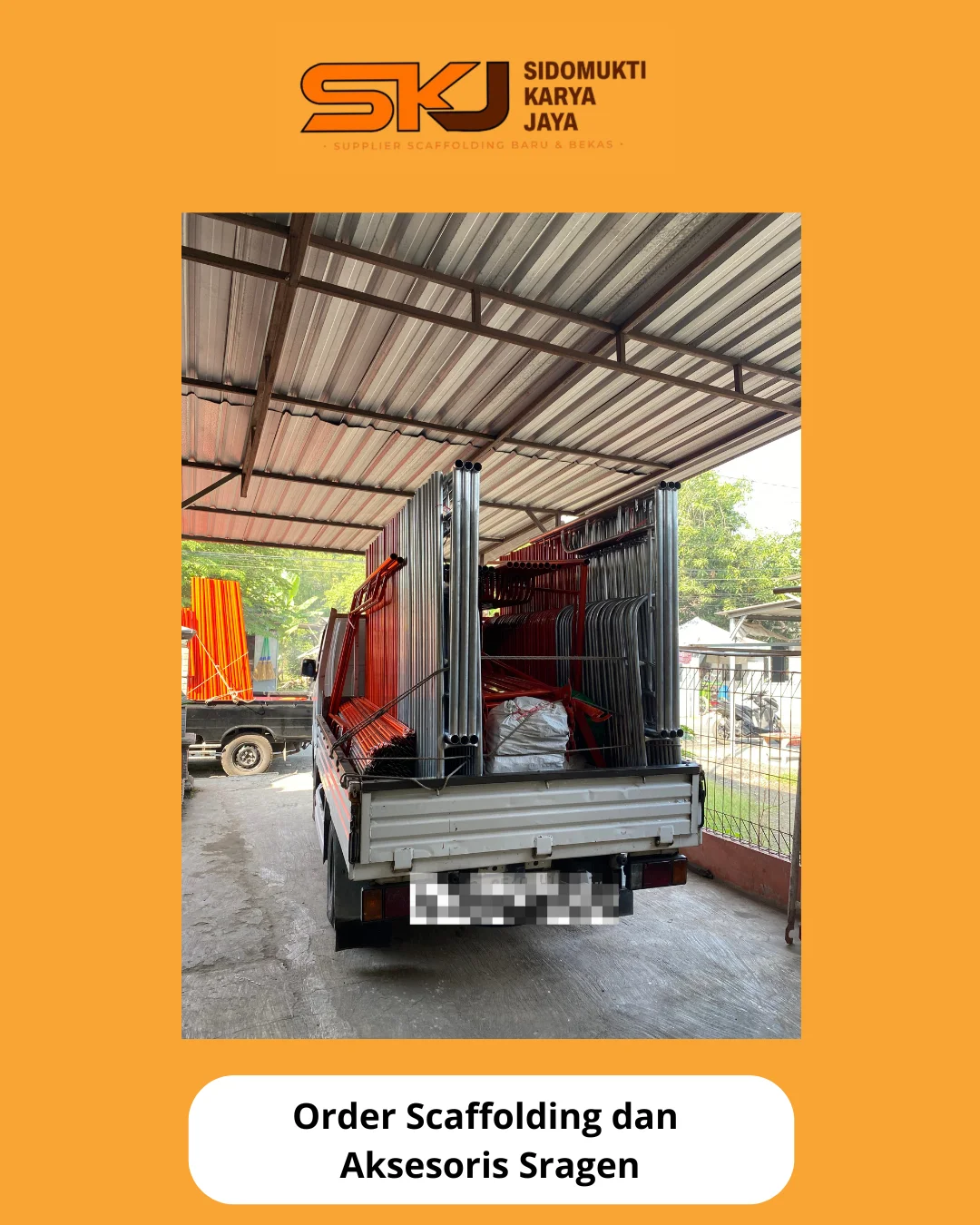 Pengiriman Scaffolding T170 SKJ ke Sragen
